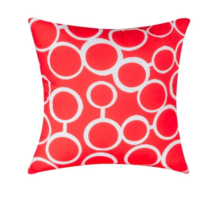 HKM-877011 Geometric Short Plush Pillowcase Cushion Cover in Cotton-Linen Blend
