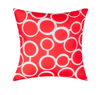 HKM-877011 Geometric Short Plush Pillowcase Cushion Cover in Cotton-Linen Blend