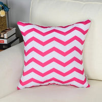 HKM-877011 Geometric Short Plush Pillowcase Cushion Cover in Cotton-Linen Blend