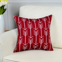 HKM-877011 Geometric Short Plush Pillowcase Cushion Cover in Cotton-Linen Blend