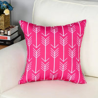HKM-877011 Geometric Short Plush Pillowcase Cushion Cover in Cotton-Linen Blend
