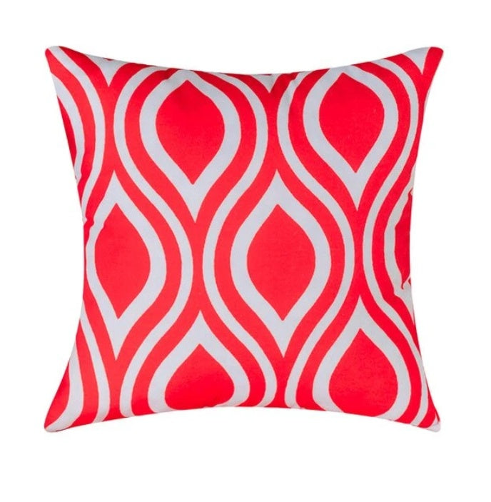 HKM-877011 Geometric Short Plush Pillowcase Cushion Cover in Cotton-Linen Blend