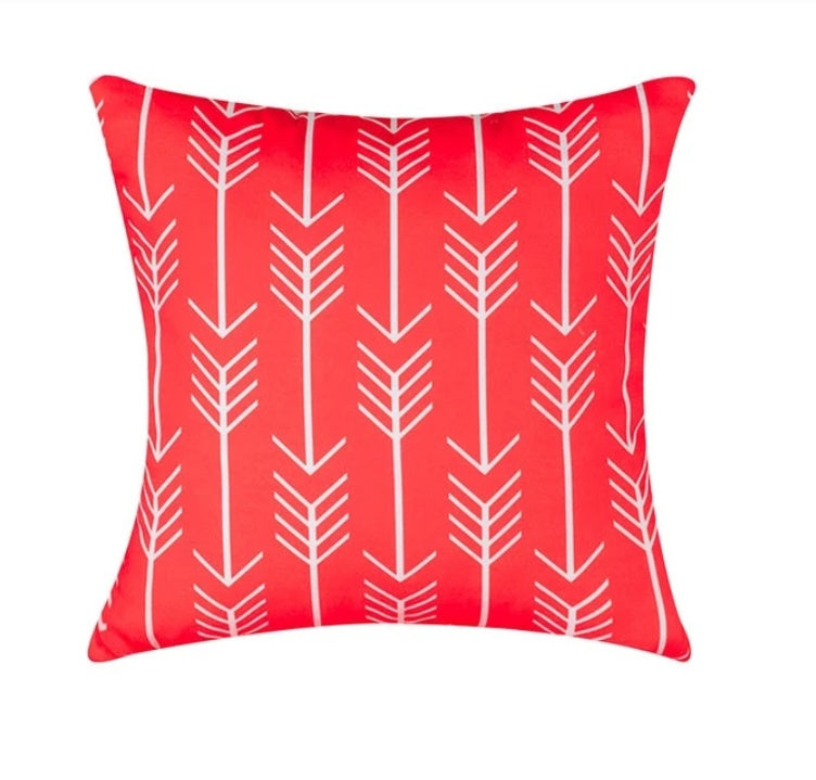 HKM-877011 Geometric Short Plush Pillowcase Cushion Cover in Cotton-Linen Blend