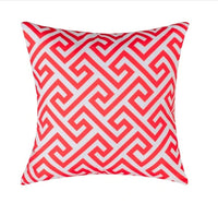 HKM-877011 Geometric Short Plush Pillowcase Cushion Cover in Cotton-Linen Blend