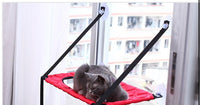 HKM-877139 Large Cat Hammock Window Perch Bed for Indoor Cats - Durable and Comfortable Design