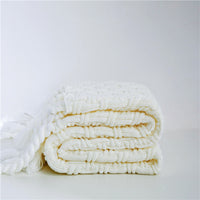 HKM-877203 Woven Tassels Casual Air Conditioning Blanket Shawl - Modern Design for Spring and Autumn (130x160CM)