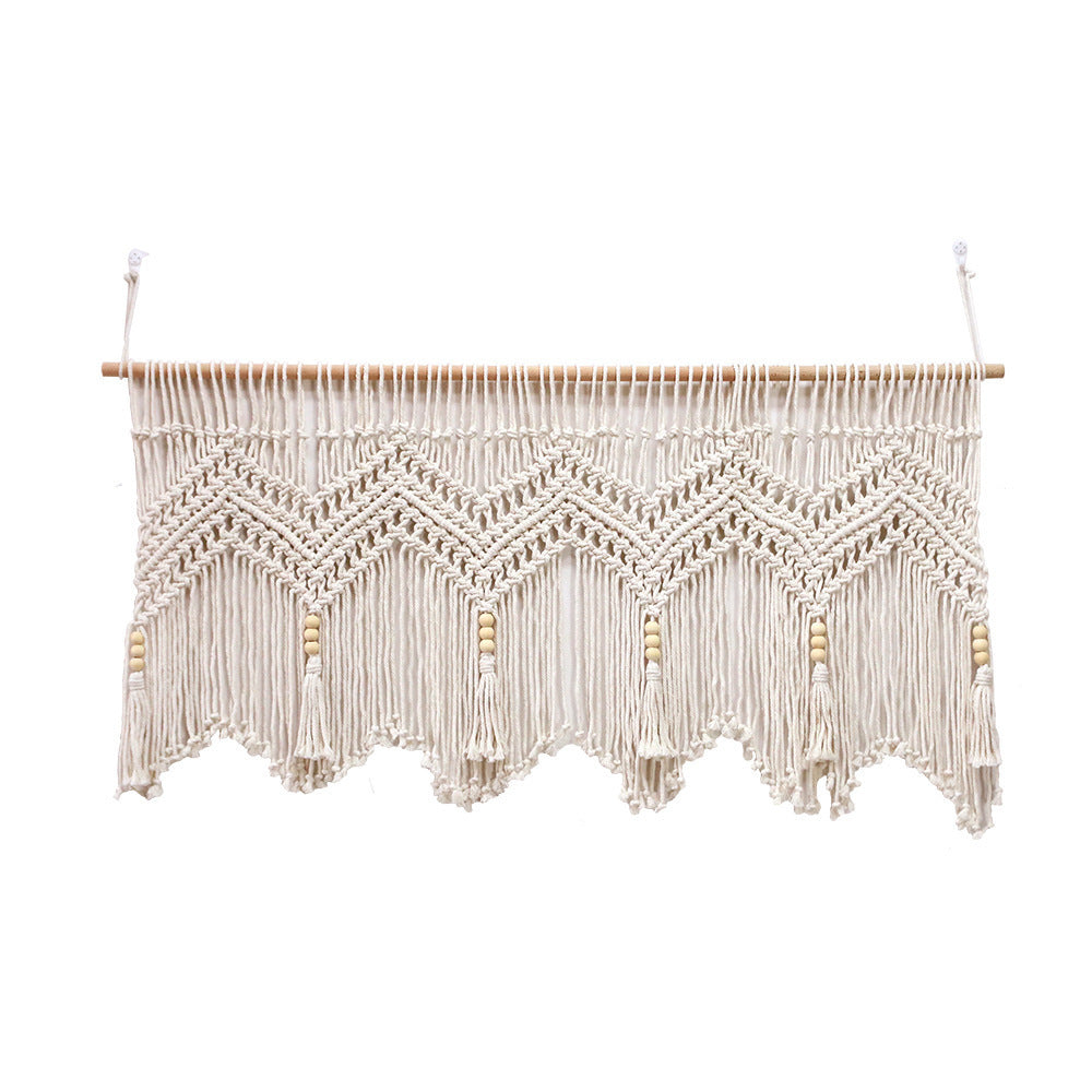 HKM-877331 Cotton Rope Woven Tapestry in European Style – Hand Washable, 120x55cm