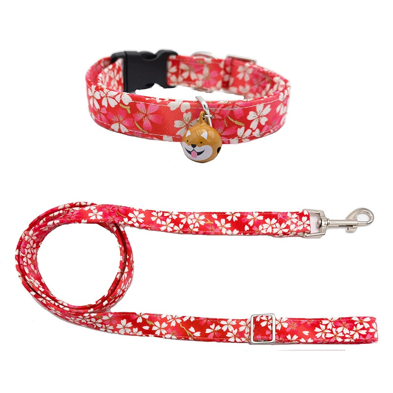HKM-877331 Japanese Style Dog Collar Shiba Inu Corgi Pet Small Dog Collar