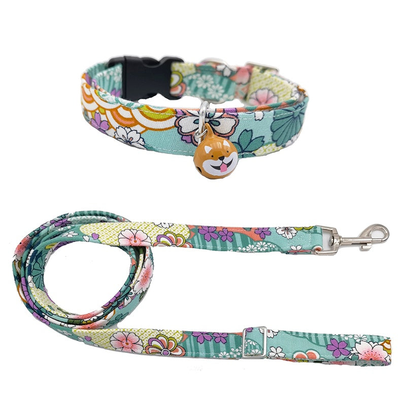HKM-877331 Japanese Style Dog Collar Shiba Inu Corgi Pet Small Dog Collar