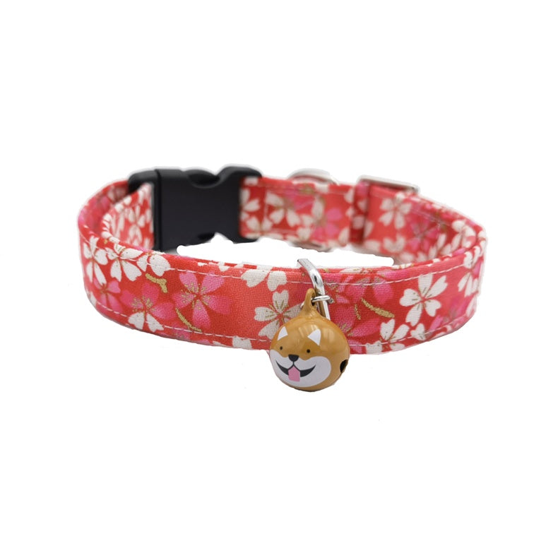 HKM-877331 Japanese Style Dog Collar Shiba Inu Corgi Pet Small Dog Collar