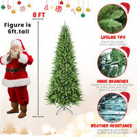 HKM-877395 Mixed PE/PVC Christmas Tree - Available in 4ft, 6ft, 7.5ft, 8ft, and 9ft Sizes