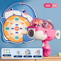 HKM-877459 Whale Shooting Sticky Ball Toy for Interactive Family Games