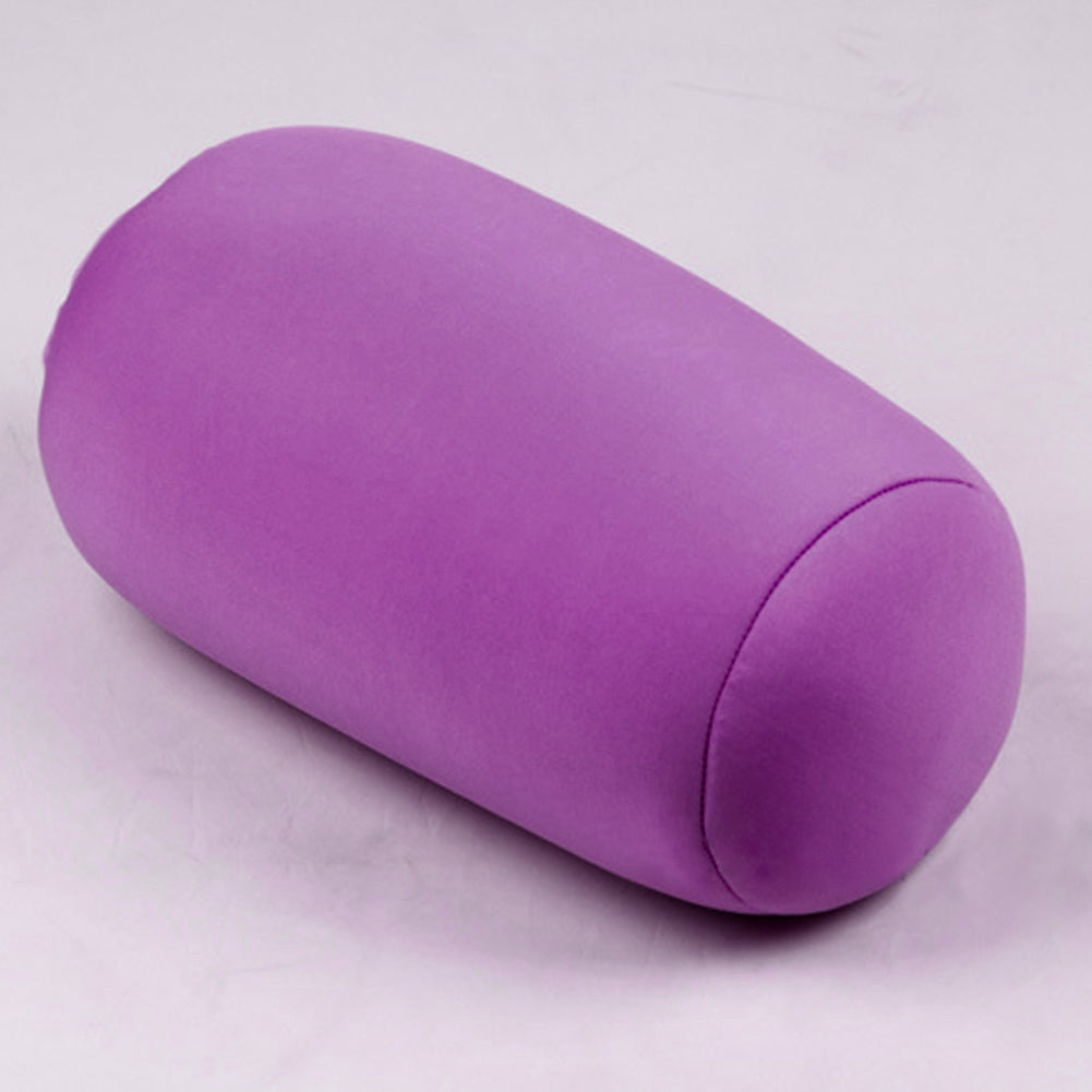 HKM-877587 Microbead Roll Pillow Case - 30x16cm Spandex Cushion in Various Colors