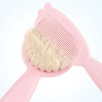 HKM-877587 Natural Rubber Silicone Baby Hair Brush and Comb Set - EPT492113