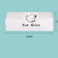 HKM-877715 Organic Soilless Cat Grass for Clean Oral Health - Ryegrass, Wheat, Barley Blend