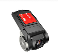 HKM-877971 Hidden USB Driving Recorder with 12MP Camera, Large Screen and ADAS Support, Zinc Alloy Construction, Black