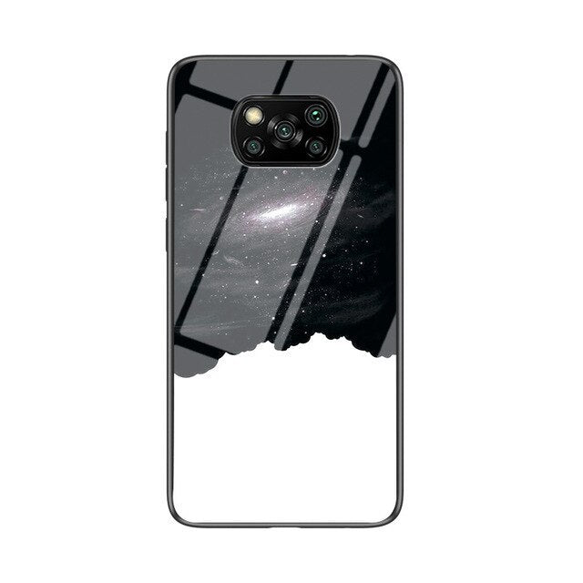 HKM-878035 Colorful Starry Sky TPU+PC Back Cover for Xiaomi Phones