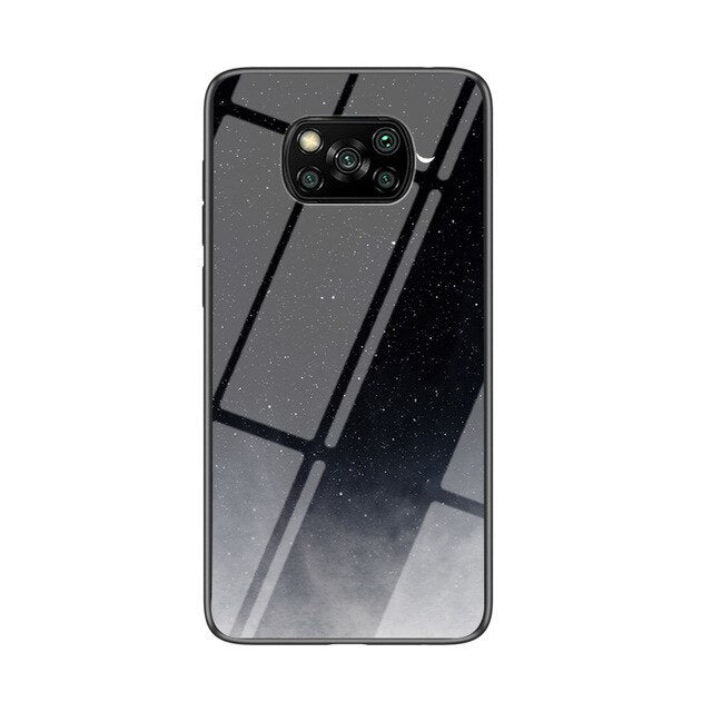 HKM-878035 Colorful Starry Sky TPU+PC Back Cover for Xiaomi Phones