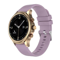 HKM-878291 1.3-Inch Round Smart Watch with Heart Rate, Blood Pressure, and Blood Oxygen Monitoring