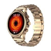 HKM-878291 1.3-Inch Round Smart Watch with Heart Rate, Blood Pressure, and Blood Oxygen Monitoring