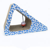 HKM-878291 Corrugated Paper Cat Scratcher Toy for Interactive Play and Stress Relief