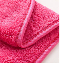 HKM-878355 Pink Superfine Fiber Makeup Remover Towel for Gentle Cleansing - 40x18cm