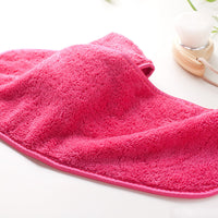HKM-878355 Pink Superfine Fiber Makeup Remover Towel for Gentle Cleansing - 40x18cm