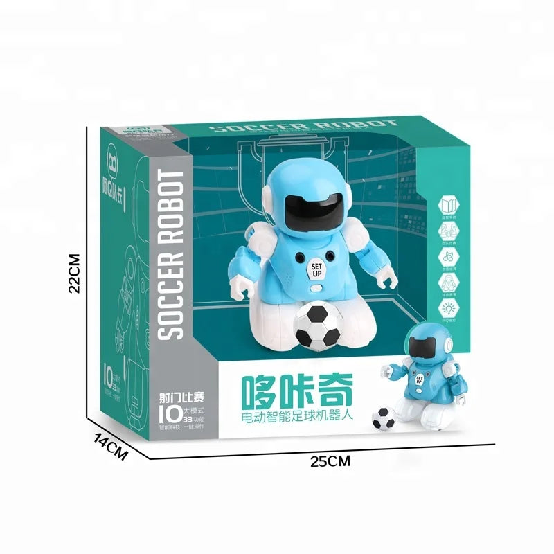 HKM-878739 Musical Soccer Robot Toy for Kids - Battery Operated with Light & Sound Features