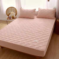 HKM-878931 Pure Cotton Quilted Mattress Protector, Thickened and Anti-Mite, 360° All-Inclusive Design