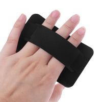 HKM-878995 Lycra Mobile Phone Back Sticker Card Holder - Imitation Leather, Plain Design, 58*92mm