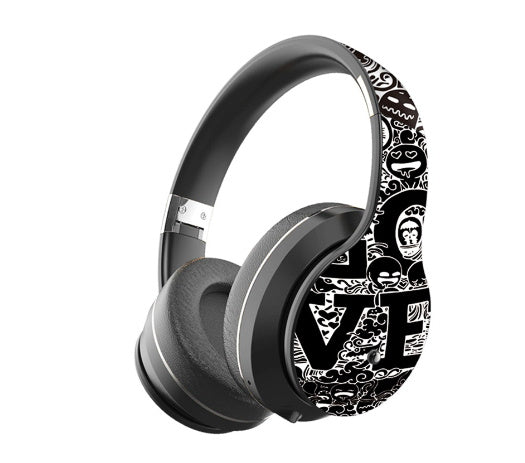 HKM-878995 Wireless Bluetooth Headphones with Heavy Bass for Music and Sports, Built-in Microphone, 10-Hour Battery Life