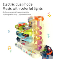 HKM-879187 Multi-Layer Revolving Elevator Parking Garage for Car Play with DIY Assembly