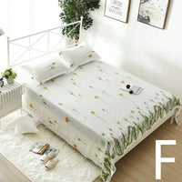 HKM-879251 Geometric Pattern Flat Sheet for Single or Double Beds - Versatile Bedding in Elegant Design