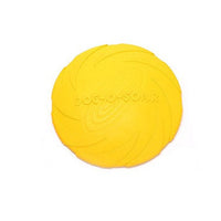 HKM-879379 Natural Rubber Dog Flying Disc for Fetch and Training - Soft Catch Design, Available in Sizes S and L