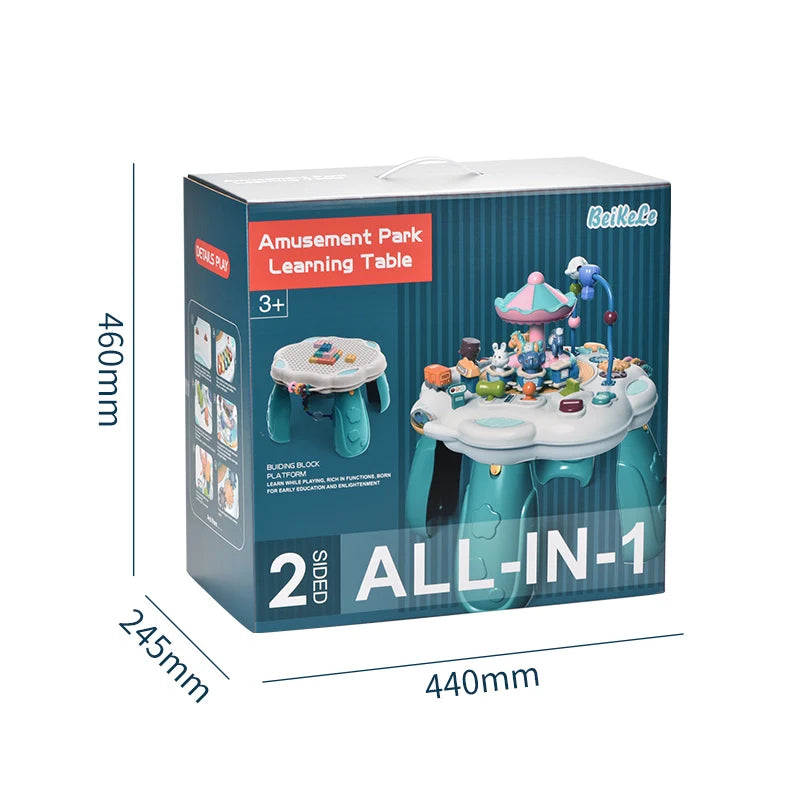 KTX-879507 Interactive Educational Musical Learning Table for Kids Ages 2-4