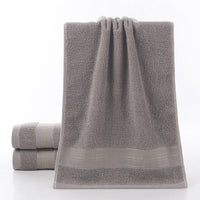 HKM-879507 Light Card Color Pure Cotton Towel with Embroidery - 34x74 cm
