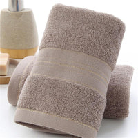 HKM-879507 Light Card Color Pure Cotton Towel with Embroidery - 34x74 cm