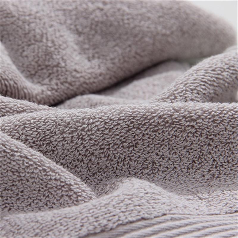 HKM-879507 Light Card Color Pure Cotton Towel with Embroidery - 34x74 cm
