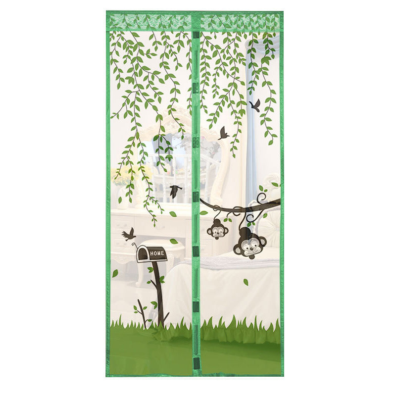 KTX-879635 Self-Absorbent Magnetic Mosquito Curtain - Insect-Proof Screen Door, 90cm x 210cm