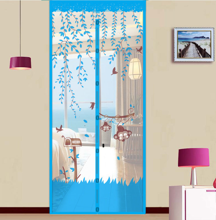 KTX-879635 Self-Absorbent Magnetic Mosquito Curtain - Insect-Proof Screen Door, 90cm x 210cm