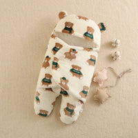 HKM-880083 Adorable Cartoon Printed Flannel Sleeping Bag for Babies, Various Designs Available