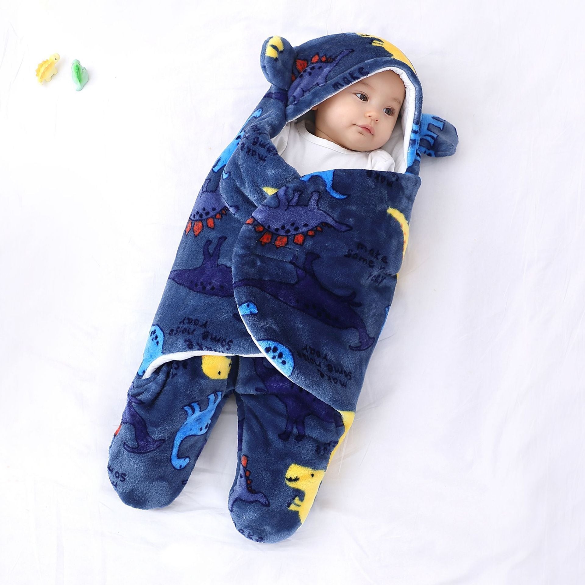 HKM-880083 Adorable Cartoon Printed Flannel Sleeping Bag for Babies, Various Designs Available