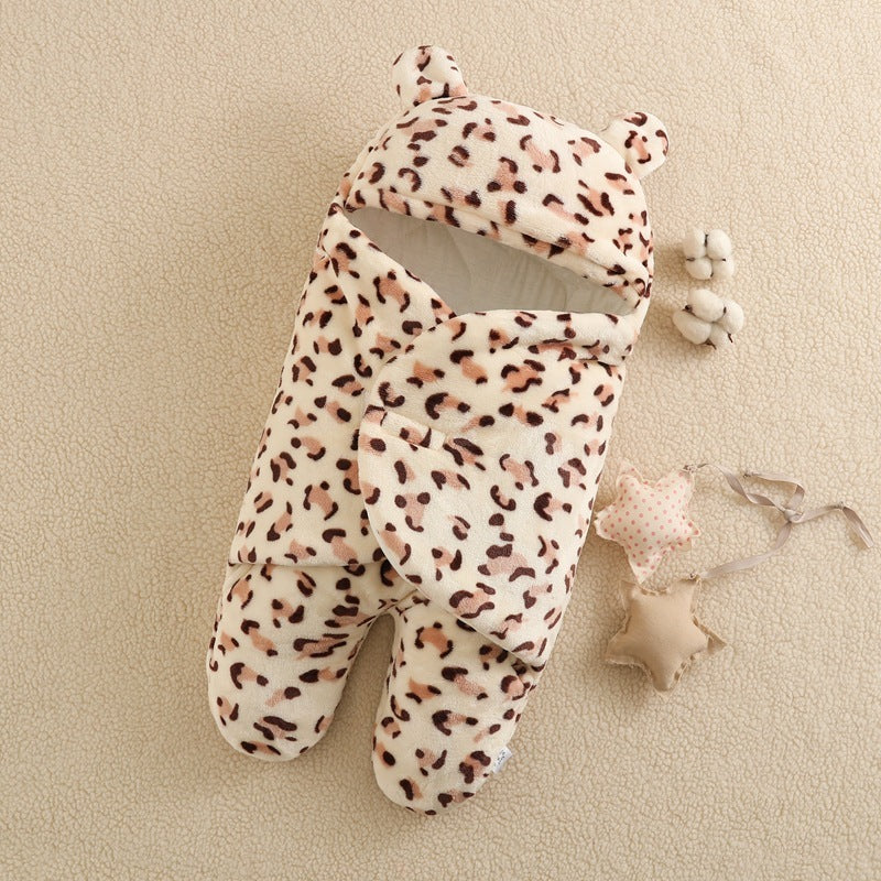 HKM-880083 Adorable Cartoon Printed Flannel Sleeping Bag for Babies, Various Designs Available