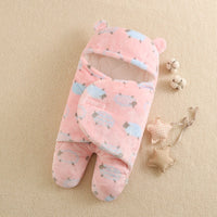 HKM-880083 Adorable Cartoon Printed Flannel Sleeping Bag for Babies, Various Designs Available