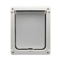 HKM-880083 Dual-Sided Pet Door with Locking Rear Panel, High-Grade ABS, 35cm x 29cm
