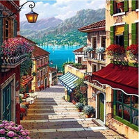 HKM-880083 Framed Picture DIY Acrylic Painting Kit - 40x50cm Eco-Friendly Non-Toxic Paint