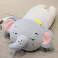 HKM-880211 Cute Animal Plush Pillows - Elephant, Pig, Shiba Inu, Koala - Soft PP Cotton Filling