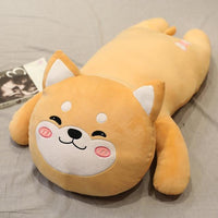HKM-880211 Cute Animal Plush Pillows - Elephant, Pig, Shiba Inu, Koala - Soft PP Cotton Filling