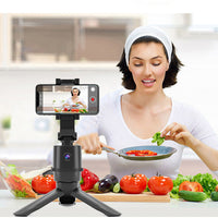 HKM-880339 360-Degree Intelligent Tracking Camera with AI Face Recognition and Mobile Phone Holder