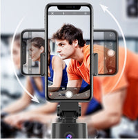 HKM-880339 360-Degree Intelligent Tracking Camera with AI Face Recognition and Mobile Phone Holder